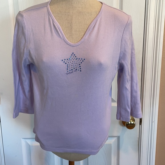 Limited Too top glitter rhinestone star Tween XXL - Picture 5 of 11